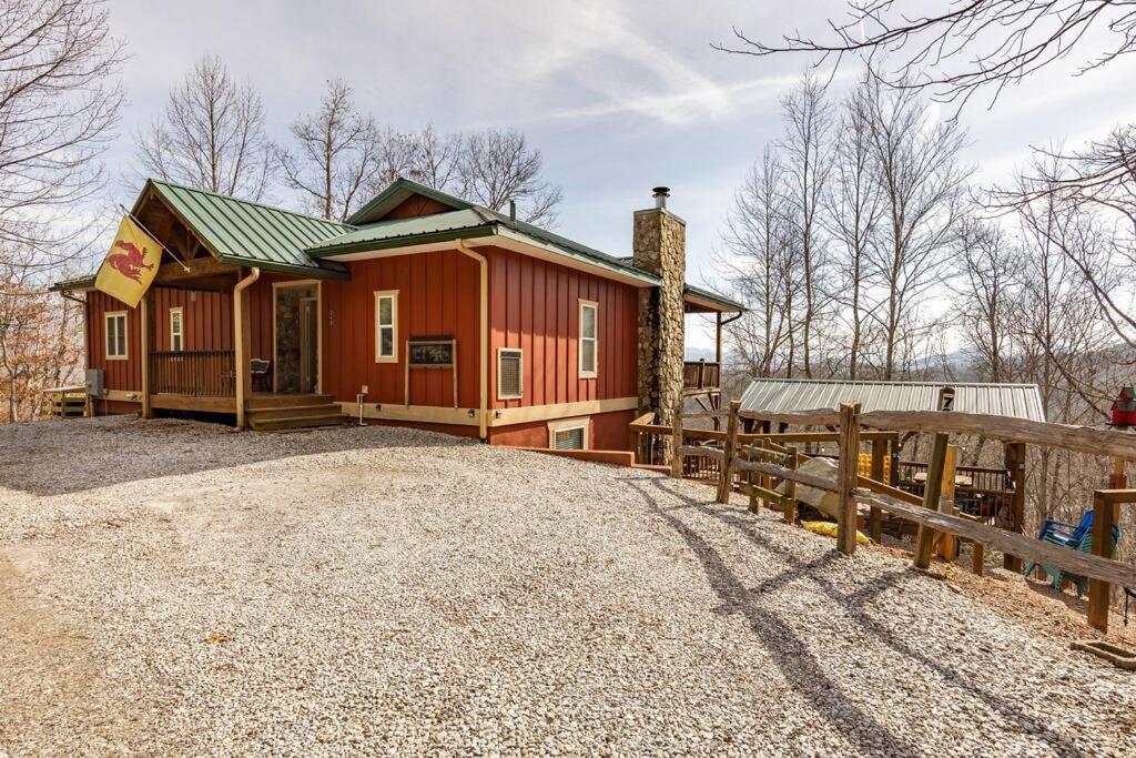 Red Rooster Family Cabin W/Hot Tub+Fire Pit+View Франклин Экстерьер фото